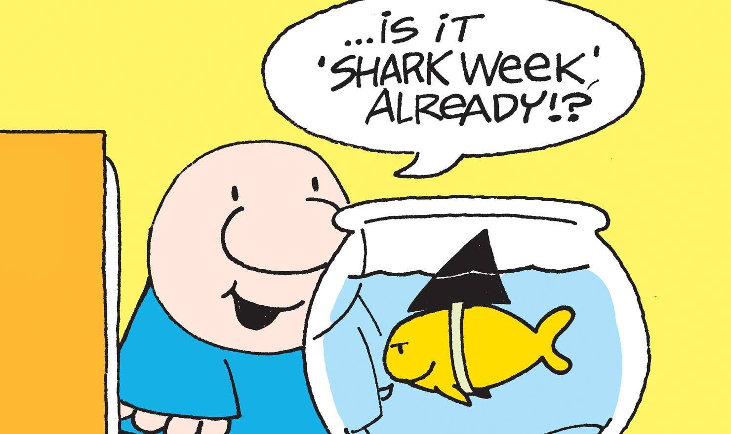 Shark Week Is Swimming With Comics